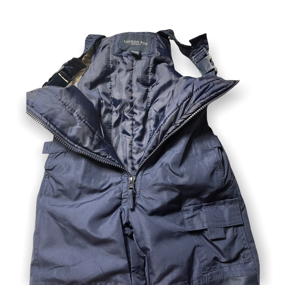 Baby Boy 24 Months London Fog Navy Blue Snow Pants - Picture 5 of 6